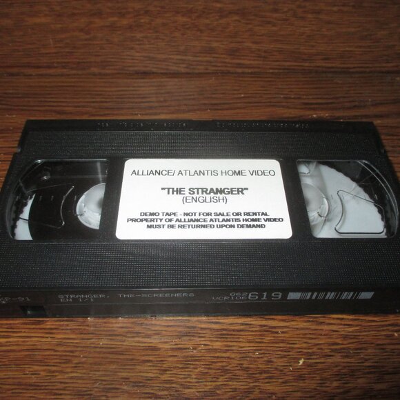 The Stranger Screener . Promo (VHS) Drama Thriller - Picture 6 of 6